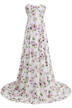 Flowering Girl Women Trinity Printed Strapless Maxi Dress