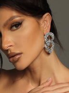 Tyora Circle Crystal Earrings
