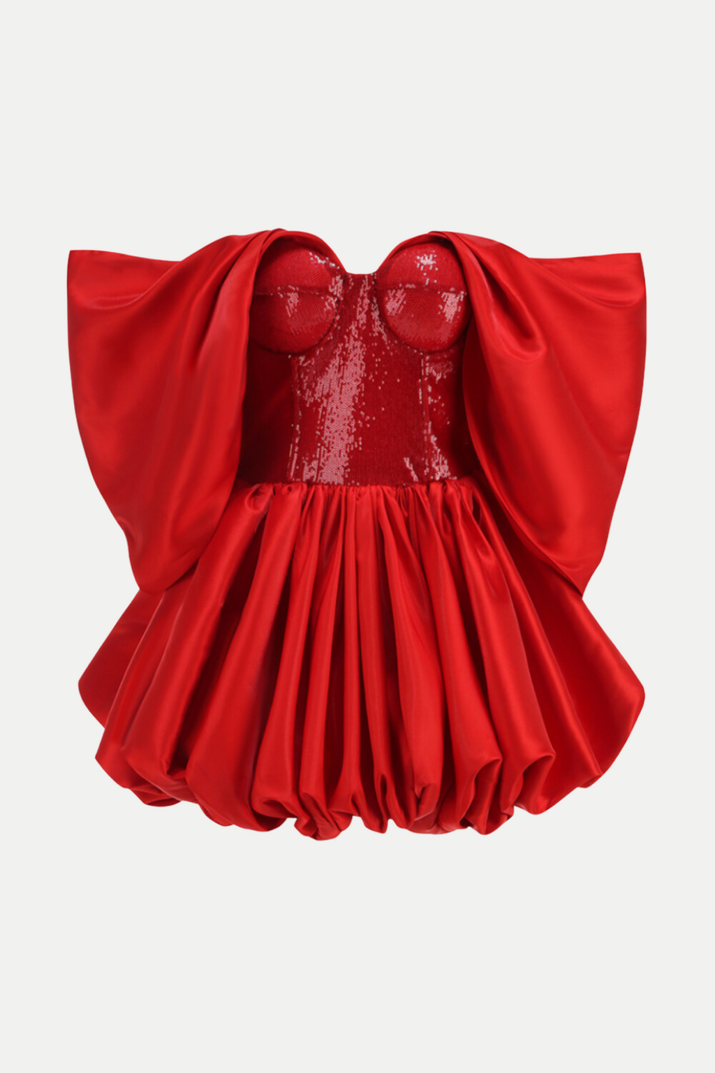 Flowering Girl Women Vakia Sequin Off Shoulder Mini Dress