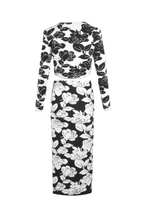 Flowering Girl Women Vernon Jacquard Bandage Two Piece Set