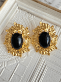 Flowering Girl Women Visen Leaf Embellished Earrings