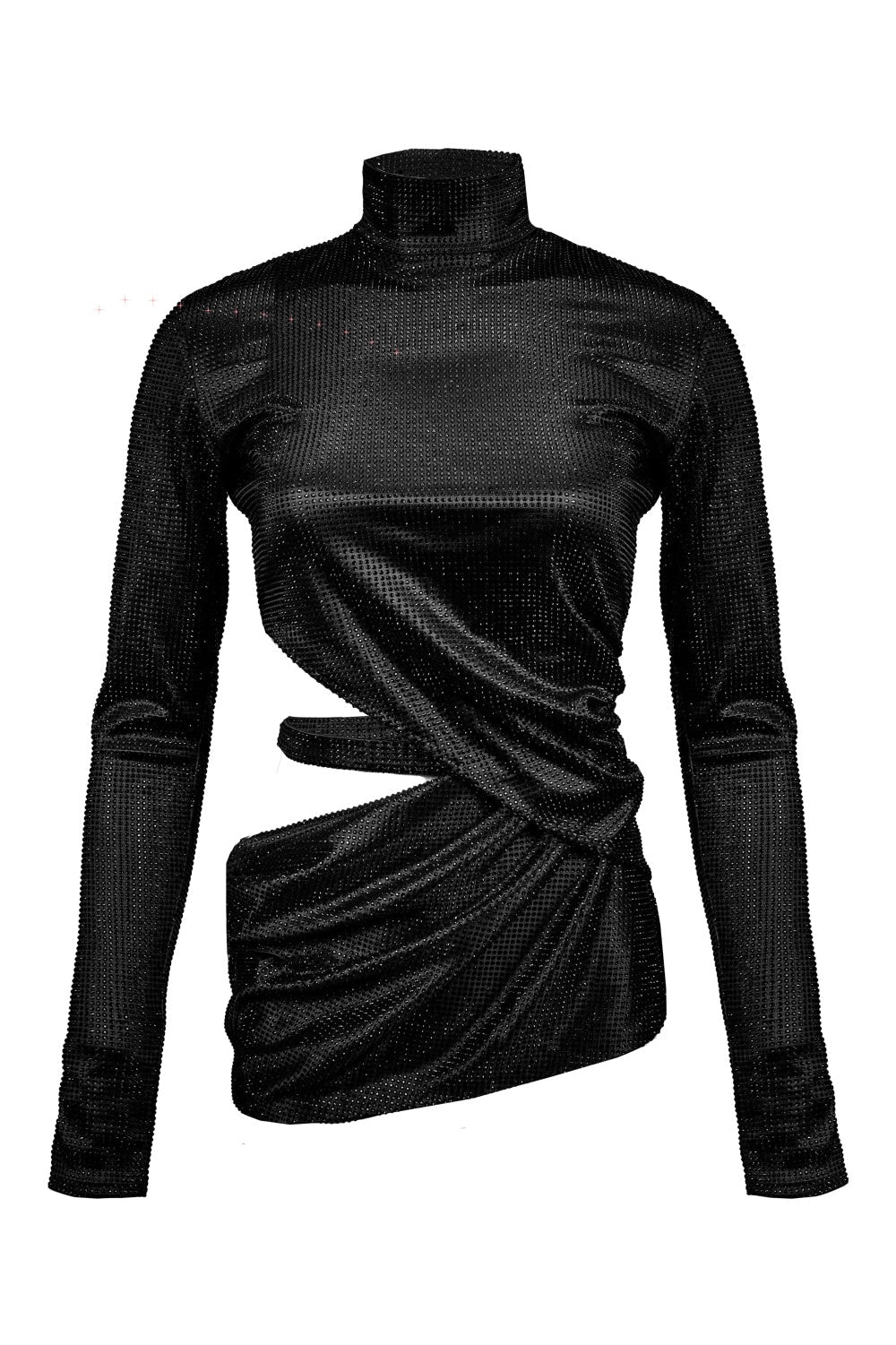 Flowering Girl Women Viveka Crystal Embellshed Cutout Mini Dress