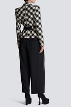 Flowering Girl Women Wyatt Gingham Button Blazer