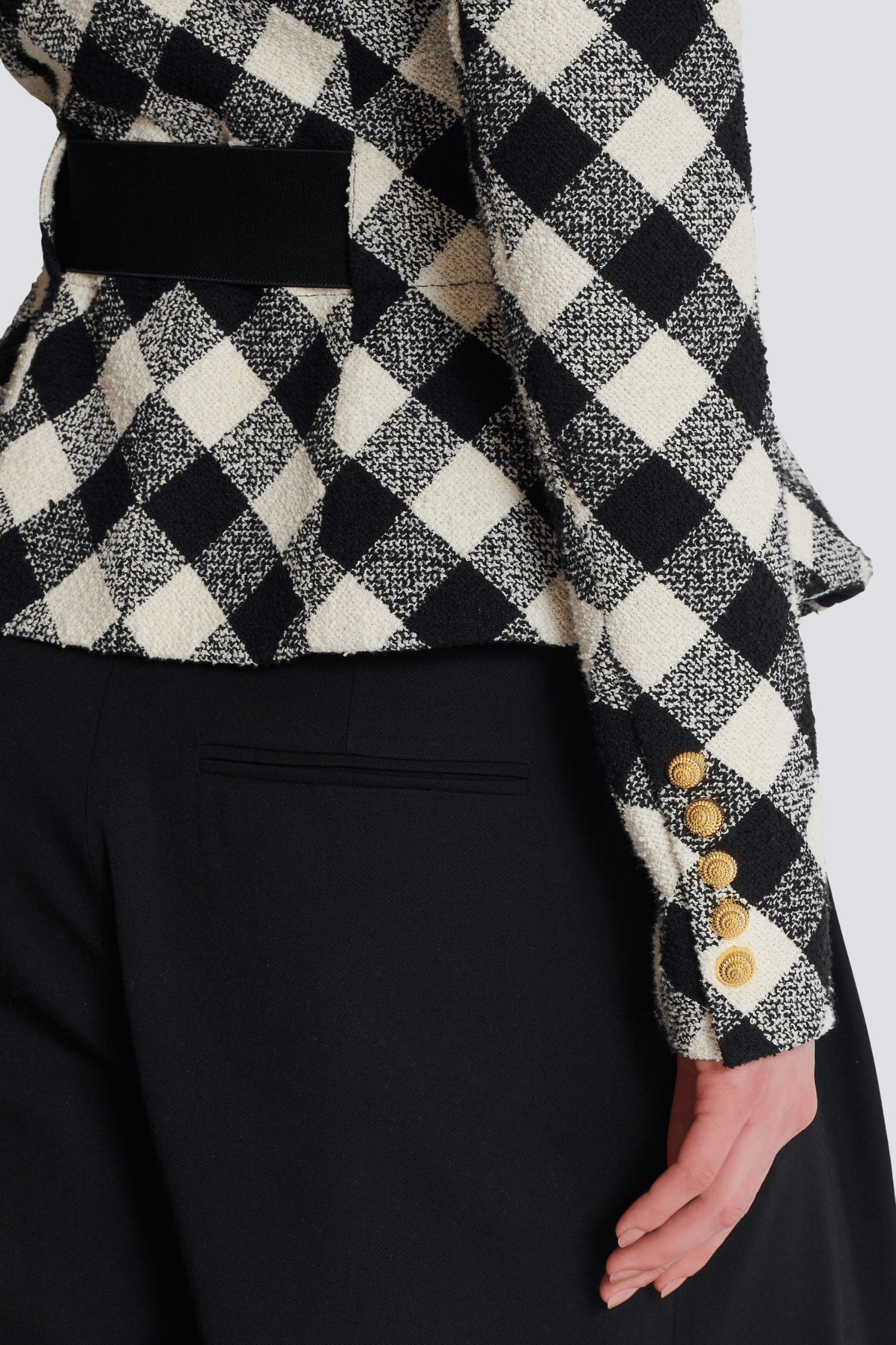 Flowering Girl Women Wyatt Gingham Button Blazer
