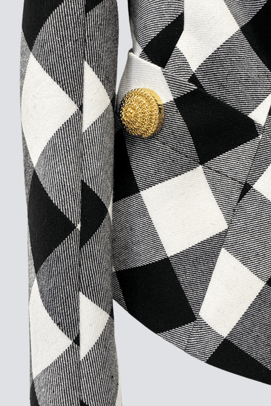 Flowering Girl Women Wyatt Gingham Button Blazer