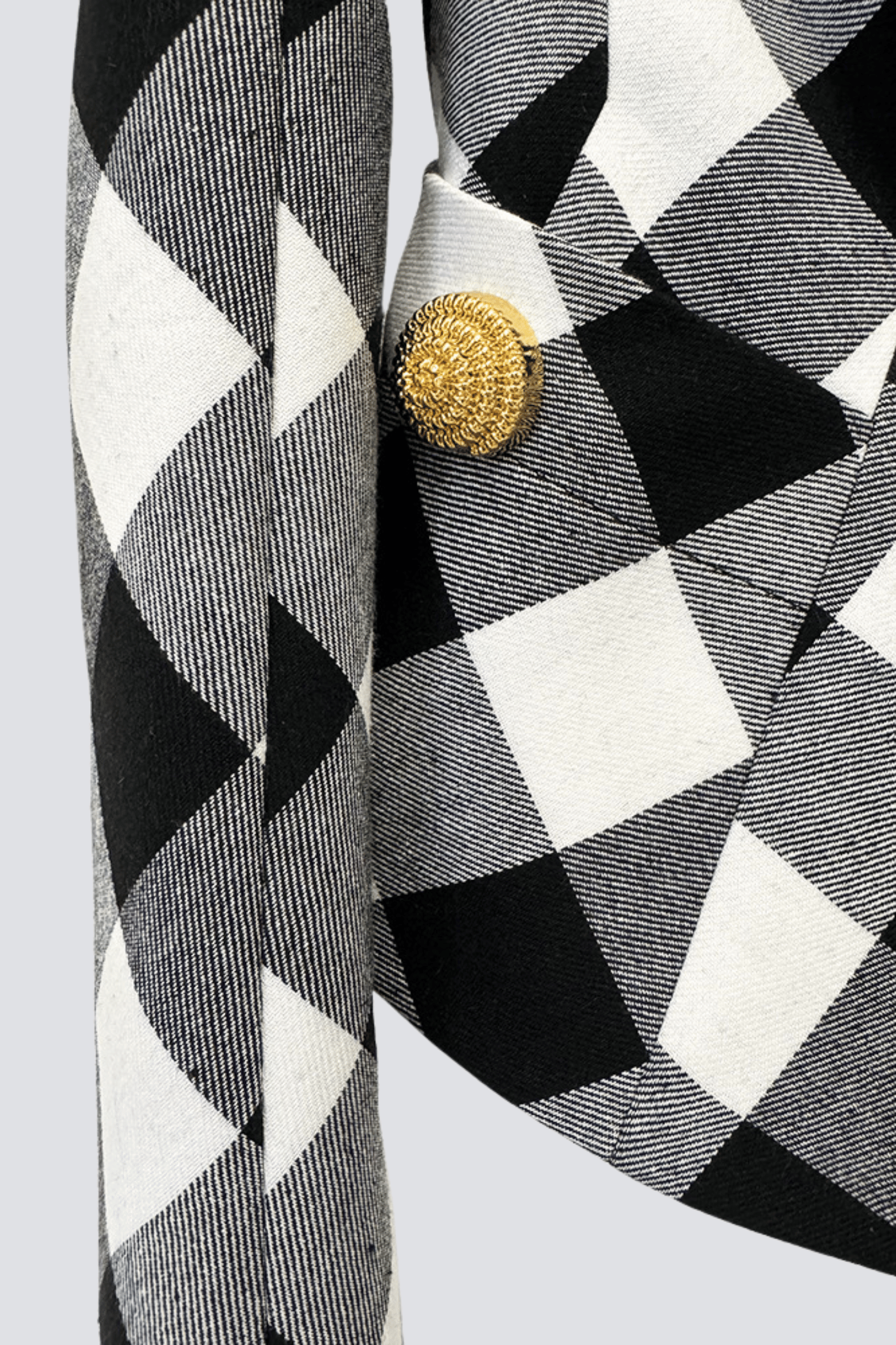 Flowering Girl Women Wyatt Gingham Button Blazer