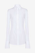 Flowering Girl Women Zahra Gold Buttons Fitted Shirt