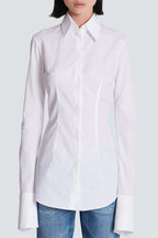 Flowering Girl Women Zahra Gold Buttons Fitted Shirt