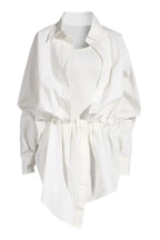 Flowering Girl Women Zephyrine Asymmetric Faux Two Piece Shirt