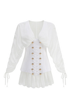 Flowering Girl Women Zorion Corset Mesh Mini Dress