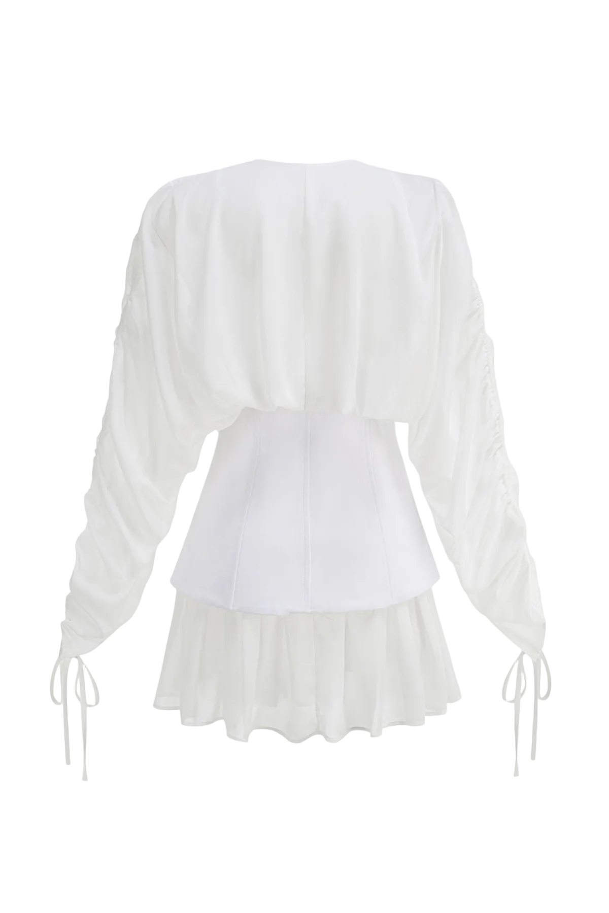 Zorion Corset Mesh Mini Dress