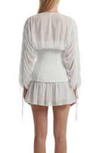 Flowering Girl Women Zorion Corset Mesh Mini Dress