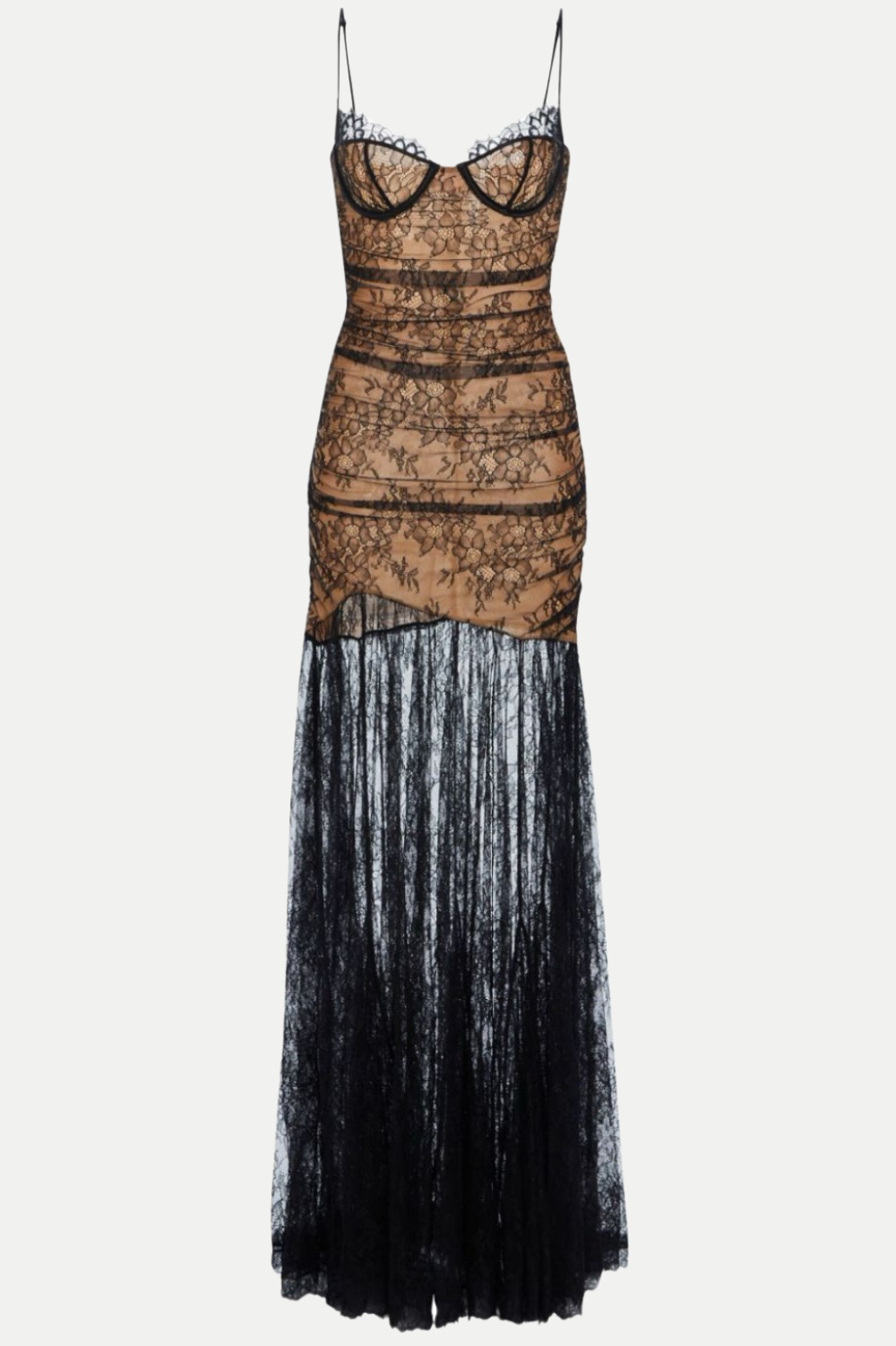 Flowering Girl Women Zsuza Lace Slit Maxi Dress