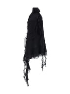Flowering Girl Women Lennoa Ruffled Halter Mini Dress - Black