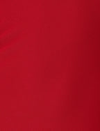 red Bustier maxi dress with a v-neckline