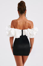 Flowering Girl Women Allie Mini Dress - Black/White
