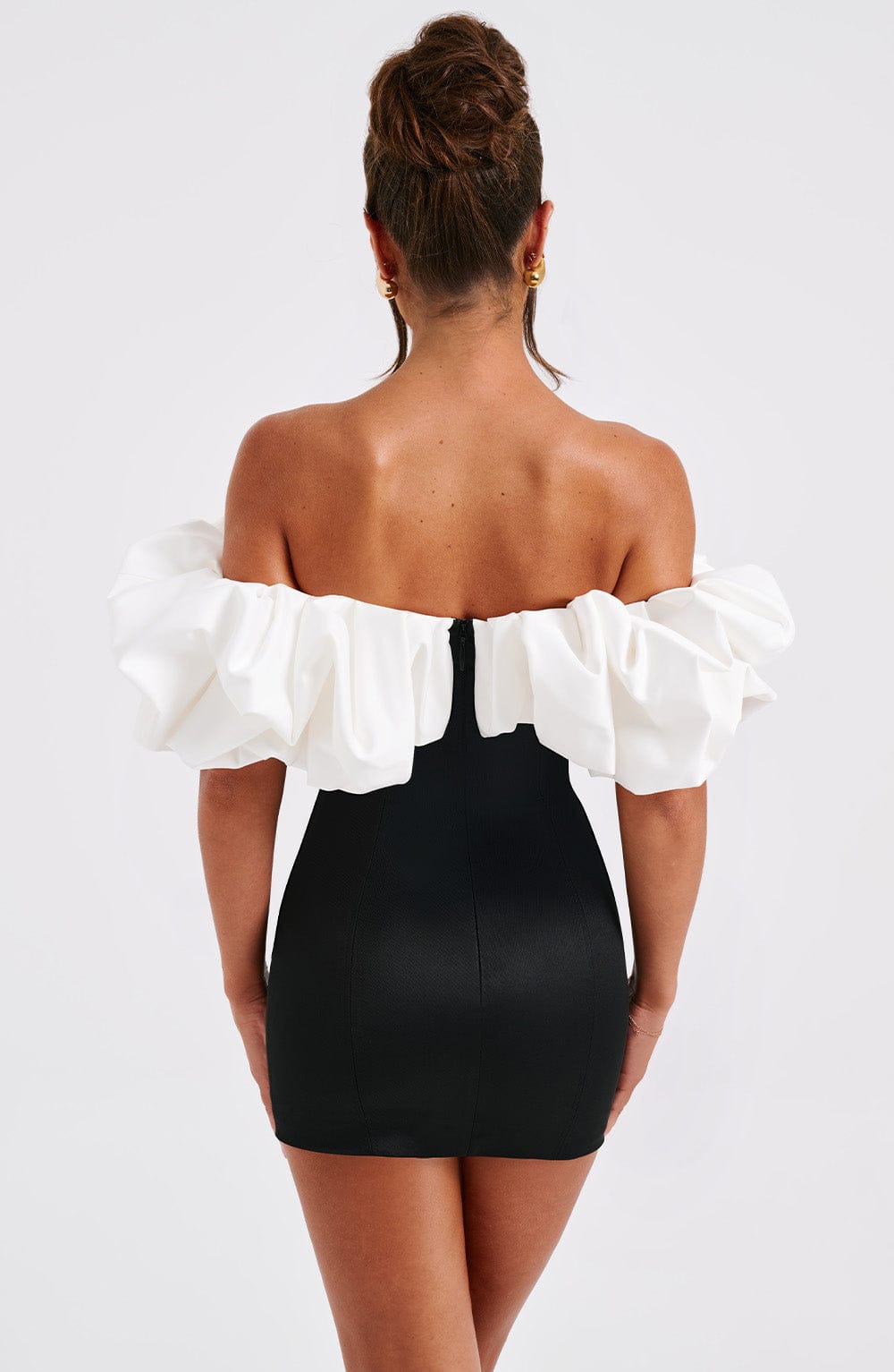 Flowering Girl Women Allie Mini Dress - Black/White