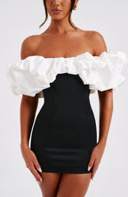 Flowering Girl Women Allie Mini Dress - Black/White