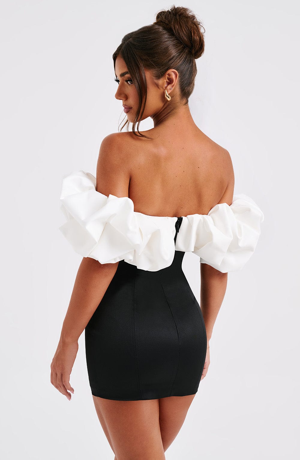 Flowering Girl Women Allie Mini Dress - Black/White