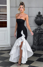 Flowering Girl Women Angelina Maxi Dress - Black/White