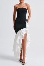 Flowering Girl Women Angelina Maxi Dress - Black/White