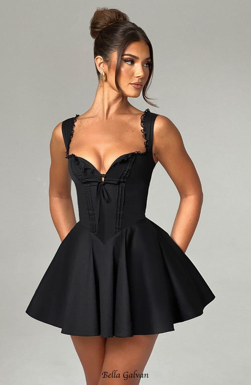 Flowering Girl Women Antonella Mini Dress - Black
