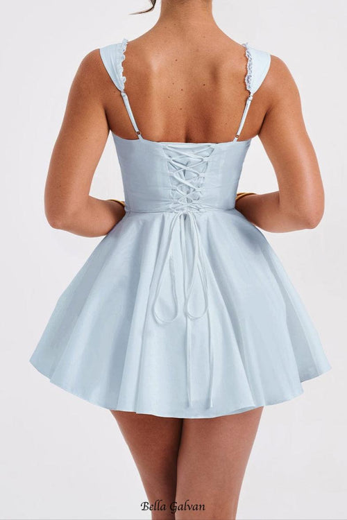 Flowering Girl Women Antonella Mini Dress - Blue