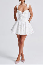 Antonella Mini Dress - Multi Floral Print