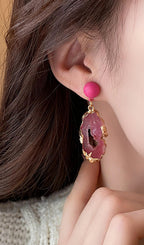 Flowering Girl Women Dorothy Pink Earrings