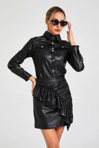 Flowering Girl Women Eleanora Leather Skirt Set