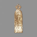Flowering Girl Women sequin hollow bodycon maxi dress in gold