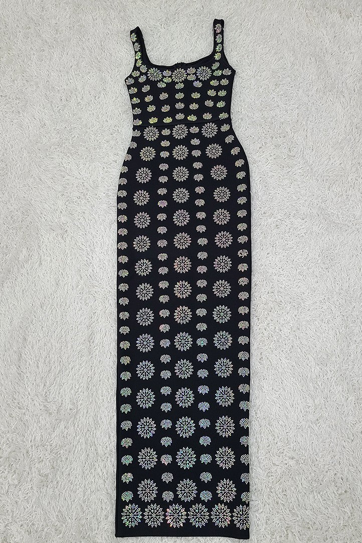 Flowering Girl Women Isla Diamante Maxi Bandage Dress