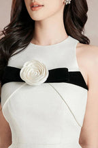 Flowering Girl Women Flora A-Line Sleeveless Square Texture Mini Dress