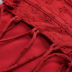 Elva Playsuit - Red