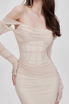 Flowering Girl Women Mesh Maxi Dress