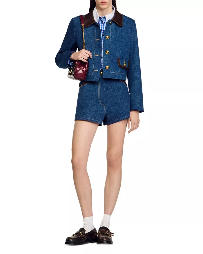 Flowering Girl Women Toscane Double Breasted Blazer in blue