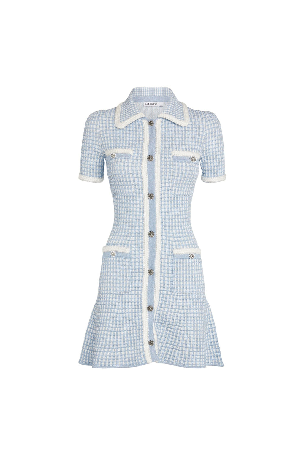 Flowering Girl Women Knitted Mini Dress