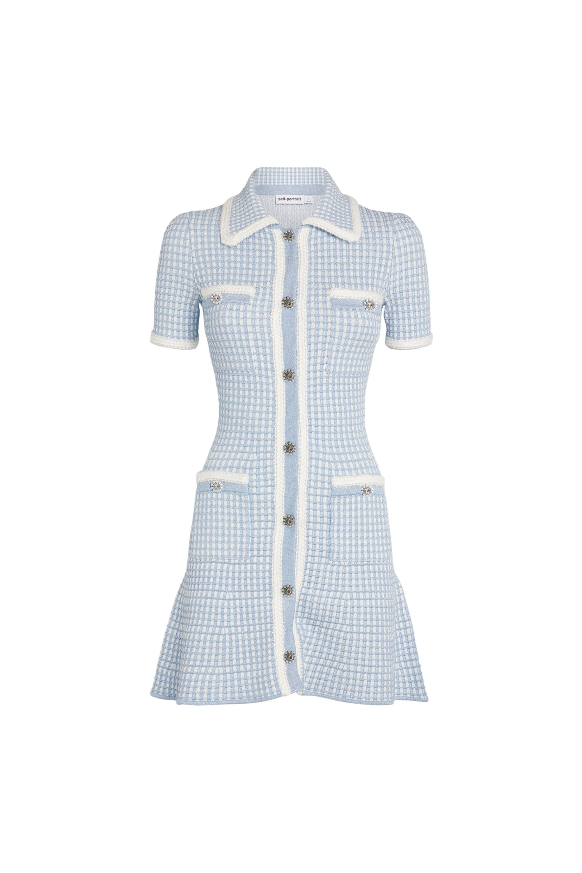 Flowering Girl Women Knitted Mini Dress