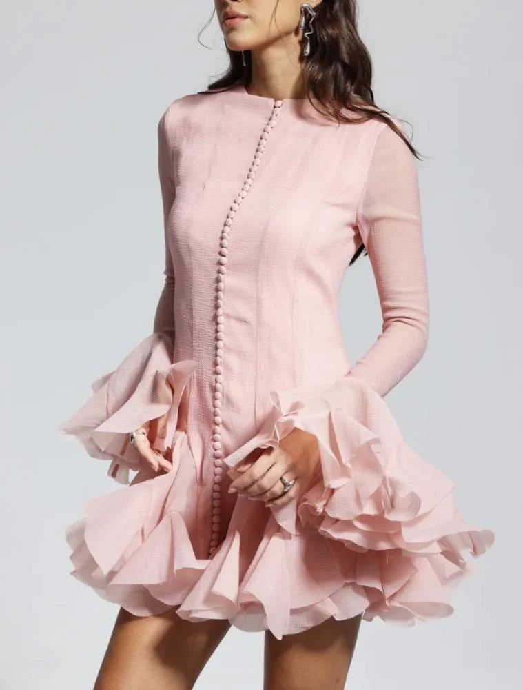 Flowering Girl Women Jocelyn Ruffled Mini Dress