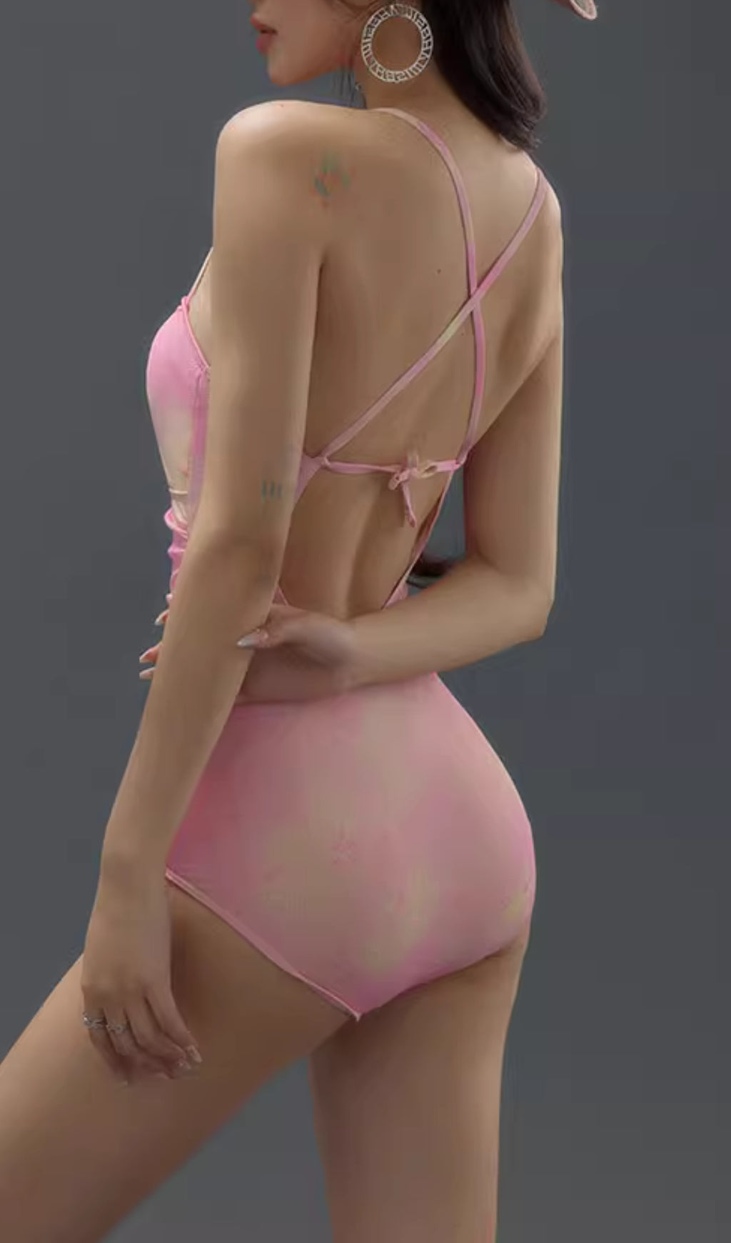 Flowering Girl Women Duy Pink One-Piece Swimsuit