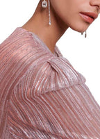CROSSOVER SHIMMER MINI DRESS