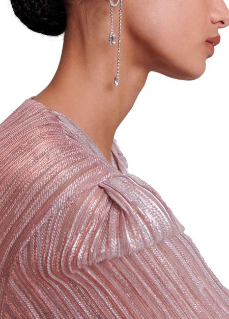 CROSSOVER SHIMMER MINI DRESS