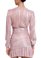 CROSSOVER SHIMMER MINI DRESS