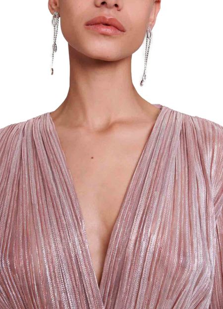 CROSSOVER SHIMMER MINI DRESS