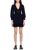 OMBRÉ V NECK DRESS