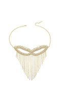 Flowering Girl Women Dascha Rhinestone Tassel Mask
