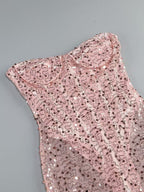 Sequined Pink Maxi Dress