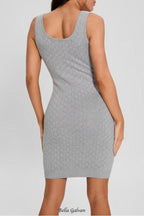 Flowering Girl Women victoria sweater mini dress in grey