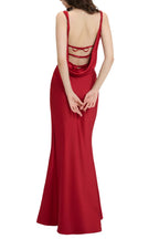 Flowering Girl Women Gwendolyn Corset Bodycon Mermaid Maxi Dress In Red