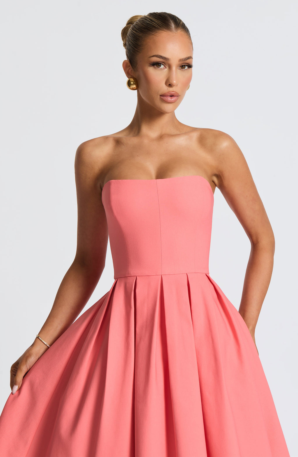 Flowering Girl Women Edith Midi Dress - Coral Pink